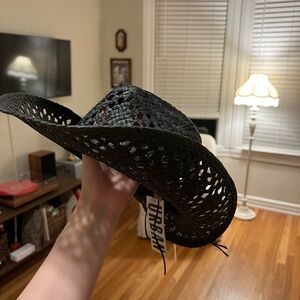 Urban Outfitters Black Western-Style Hat